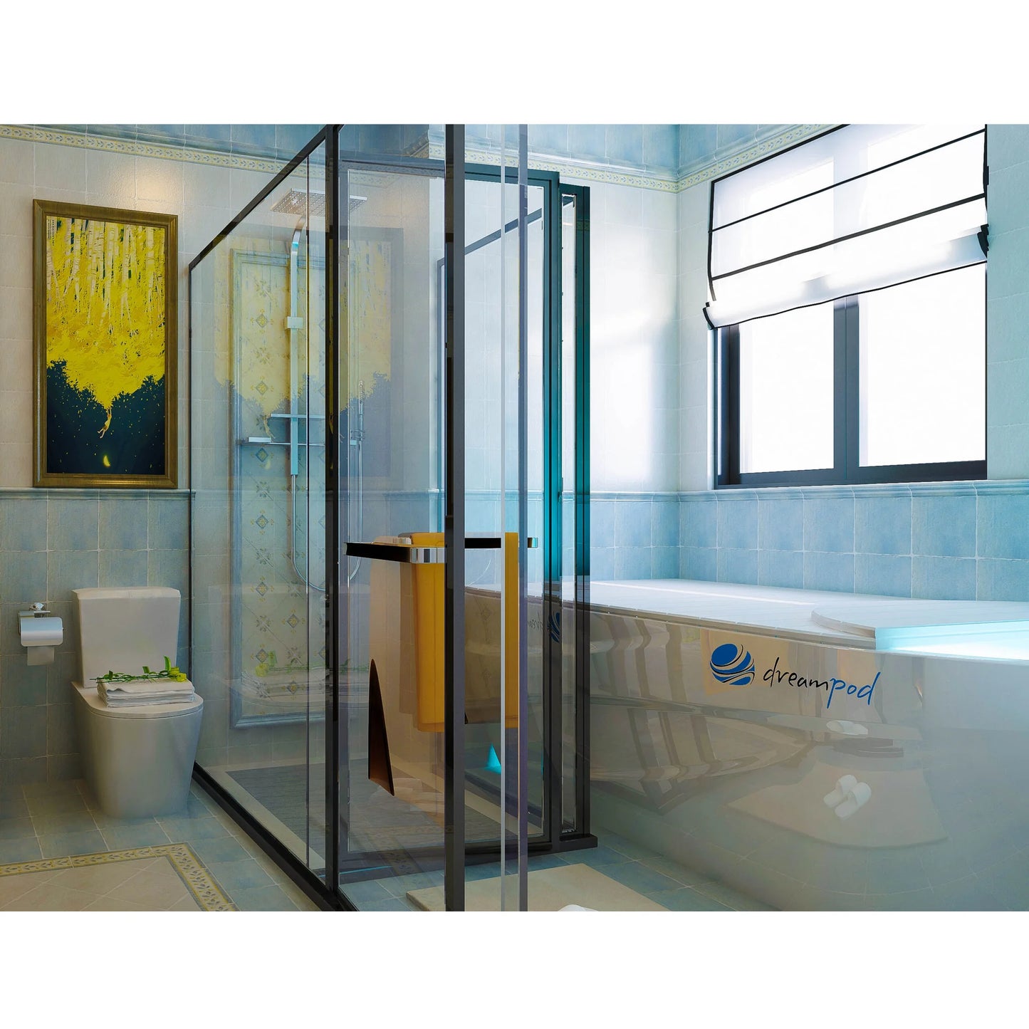 Dreampod Mineral Soaker — Open-top mineral bath pod product shot