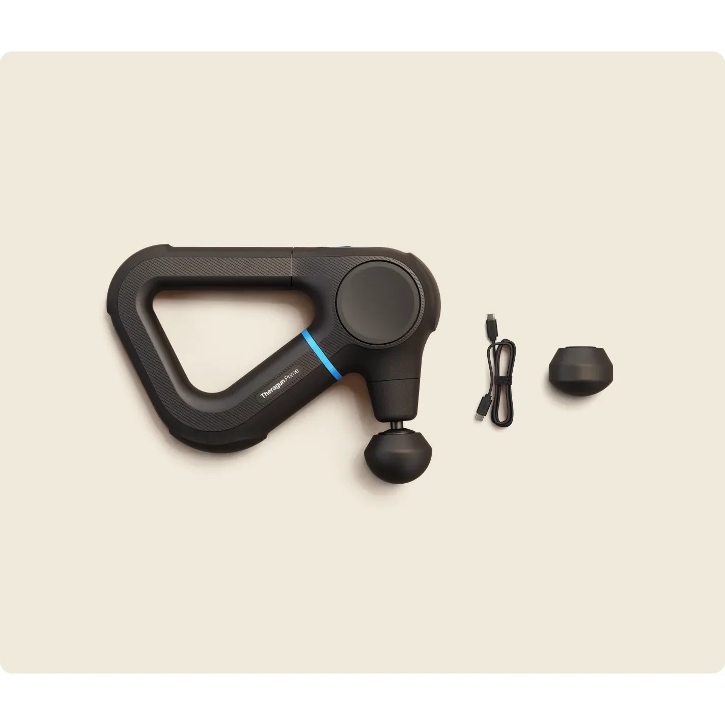 Theragun Prime G6 — percussive + heat therapy device by Therabody — box contents — what's included