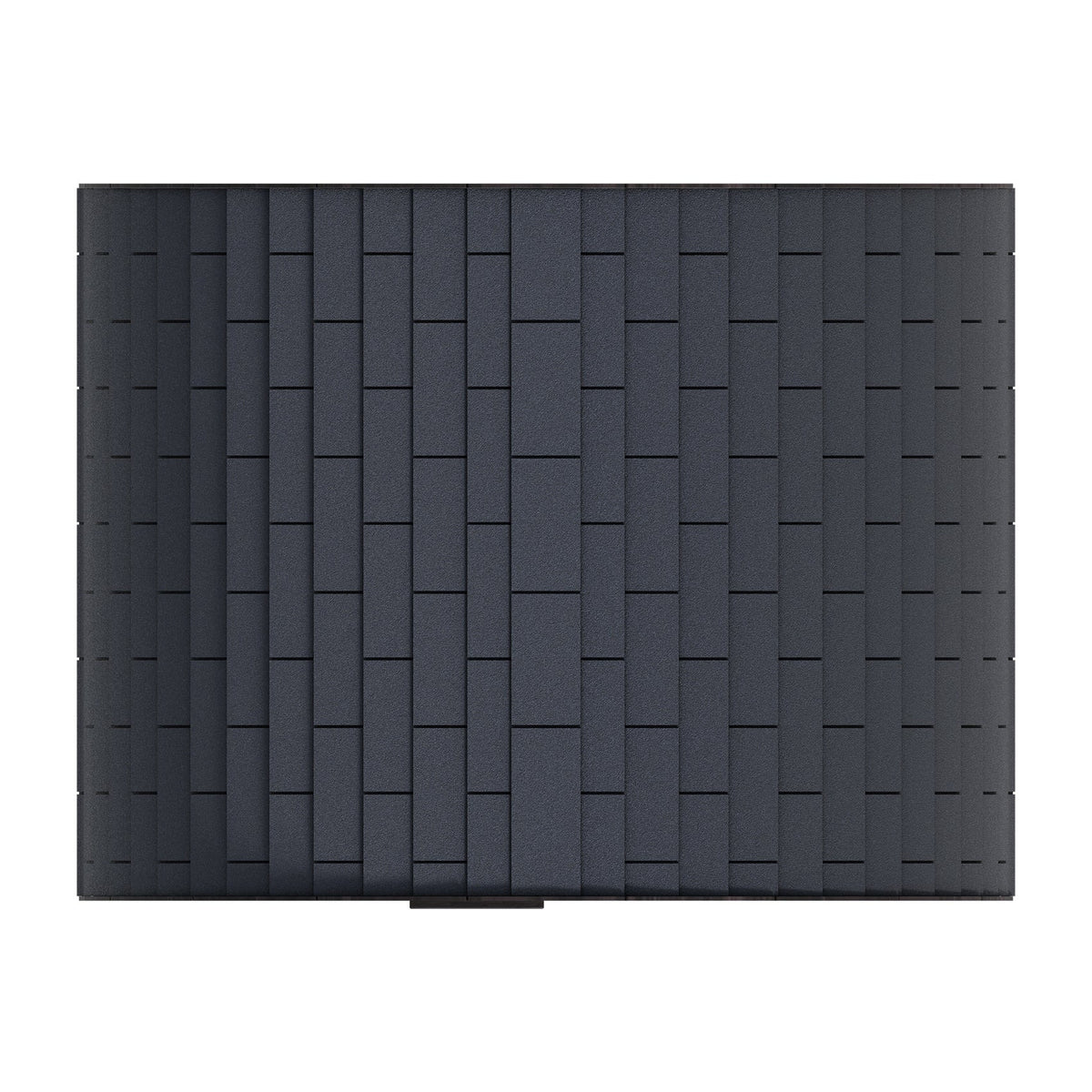 Close view of the shingled roof on the Finnmark FD-7 barrel sauna