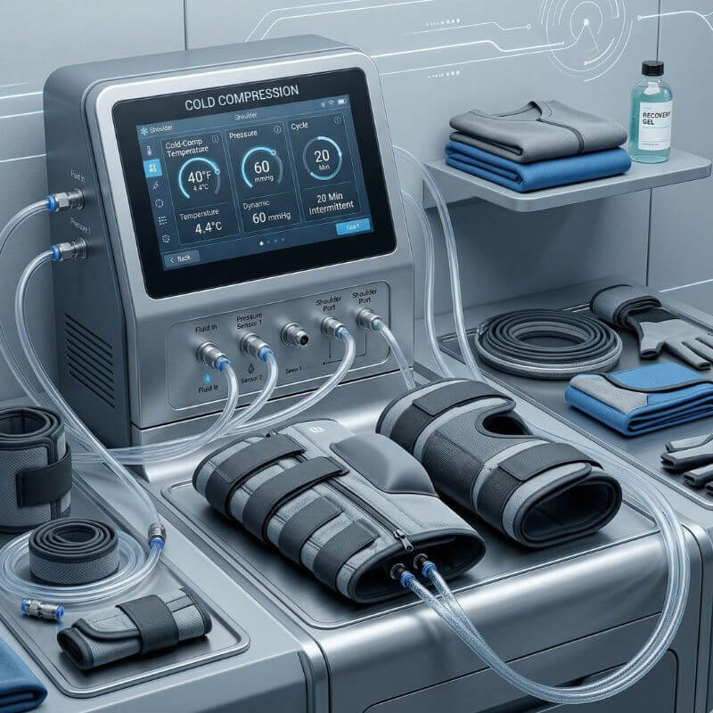 Mobile Cold Compression Device Cold Compression Therapy Machines | Clinical Ice Systems – Recovery ...