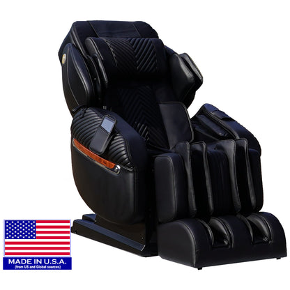Luraco's studio photo of the i11 in black, front three quarter view, with Luraco's US flag badge