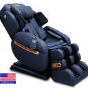 Luraco i9 Max Plus Royal Edition massage chair in black with 18K gold plated trims