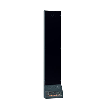 Saunum AirSolo sauna climate unit, full height front view on white