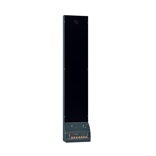 Saunum AirSolo sauna climate unit, full height front view on white
