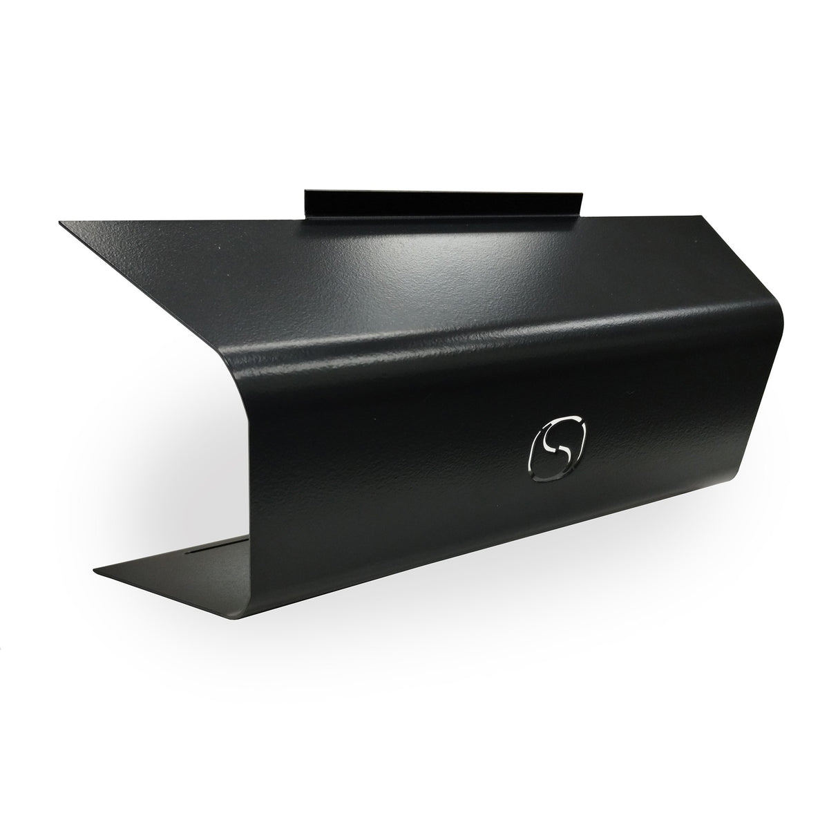 Saunum Air Deflector for Air Perfect, black steel hood on white