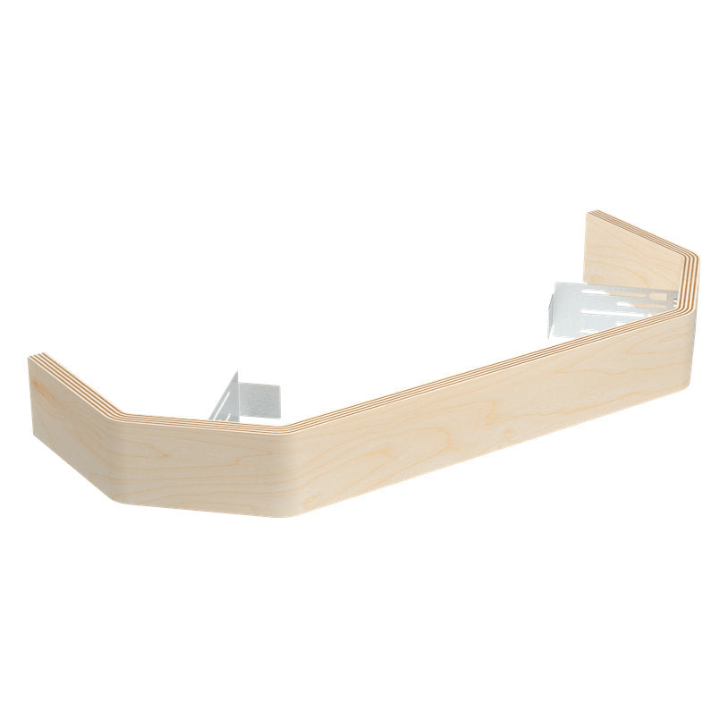Saunum Air Perfect Safety Rail, second angle showing the steel mounting brackets
