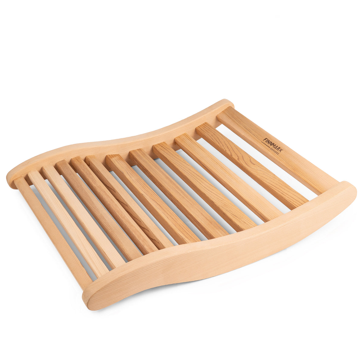 Finnmark Curve Cedar Sauna Backrest, detail view