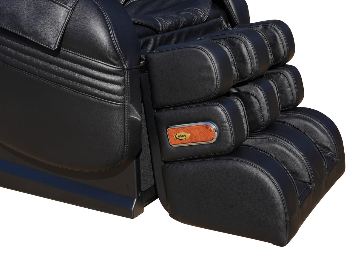 Close up of the Luraco Model 3 Hybrid SL calf and foot massage section