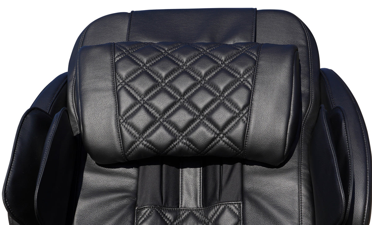 Close up of the Luraco Model 3 Hybrid SL quilted headrest pillow