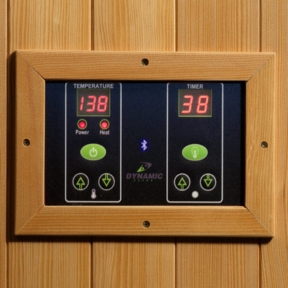 Digital control panel of the Dynamic Gracia 1-2-Person Full Spectrum Near Zero EMF FAR Infrared Sauna (DYN-6119-03 FS) – full spectrum infrared sauna