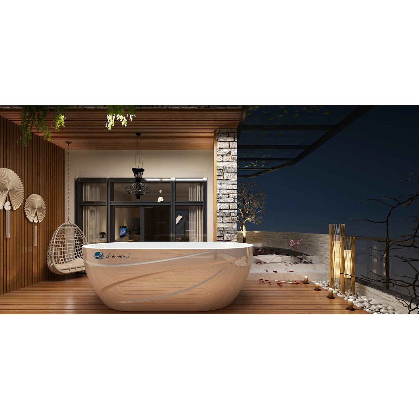 Dreampod Ice Bath — side profile view