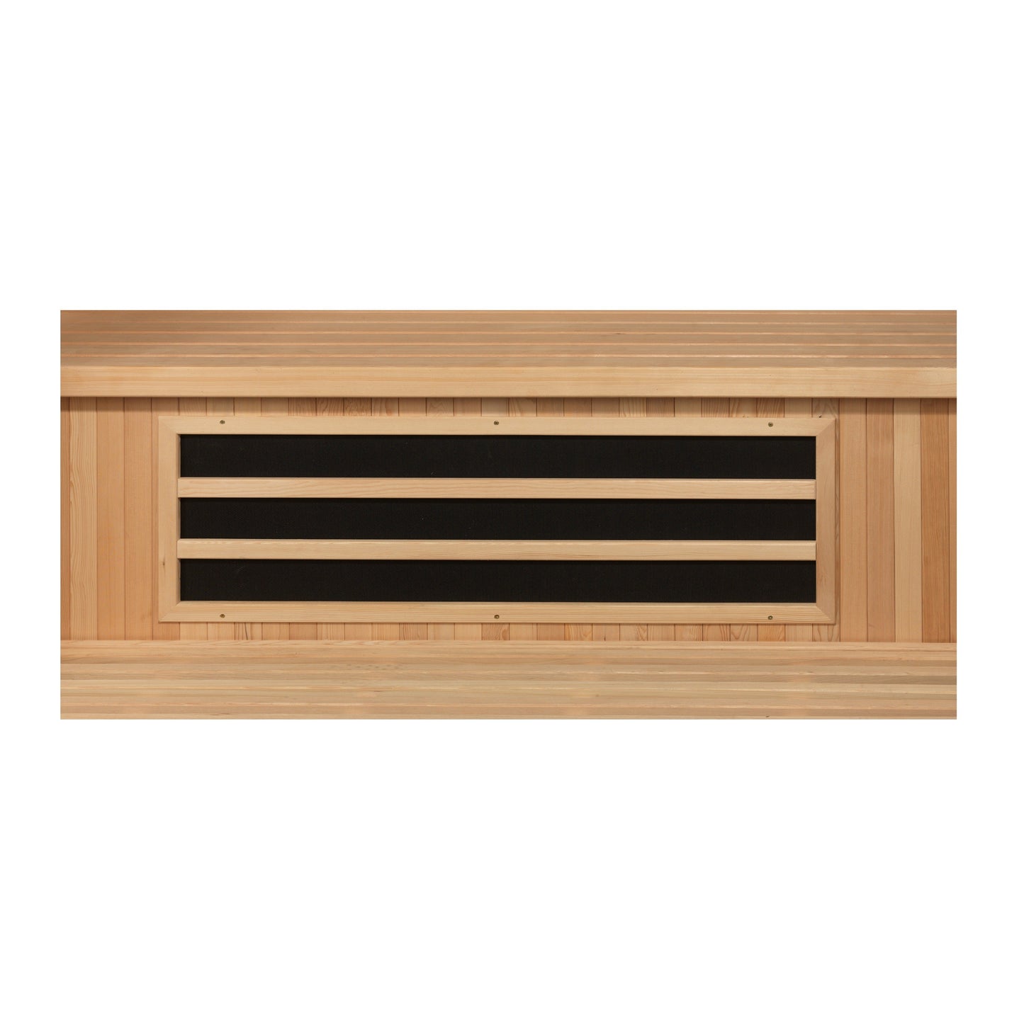 Below-bench infrared heater of the Dynamic Gracia 1-2-Person Full Spectrum Near Zero EMF FAR Infrared Sauna (DYN-6119-03 FS) – full spectrum infrared sauna