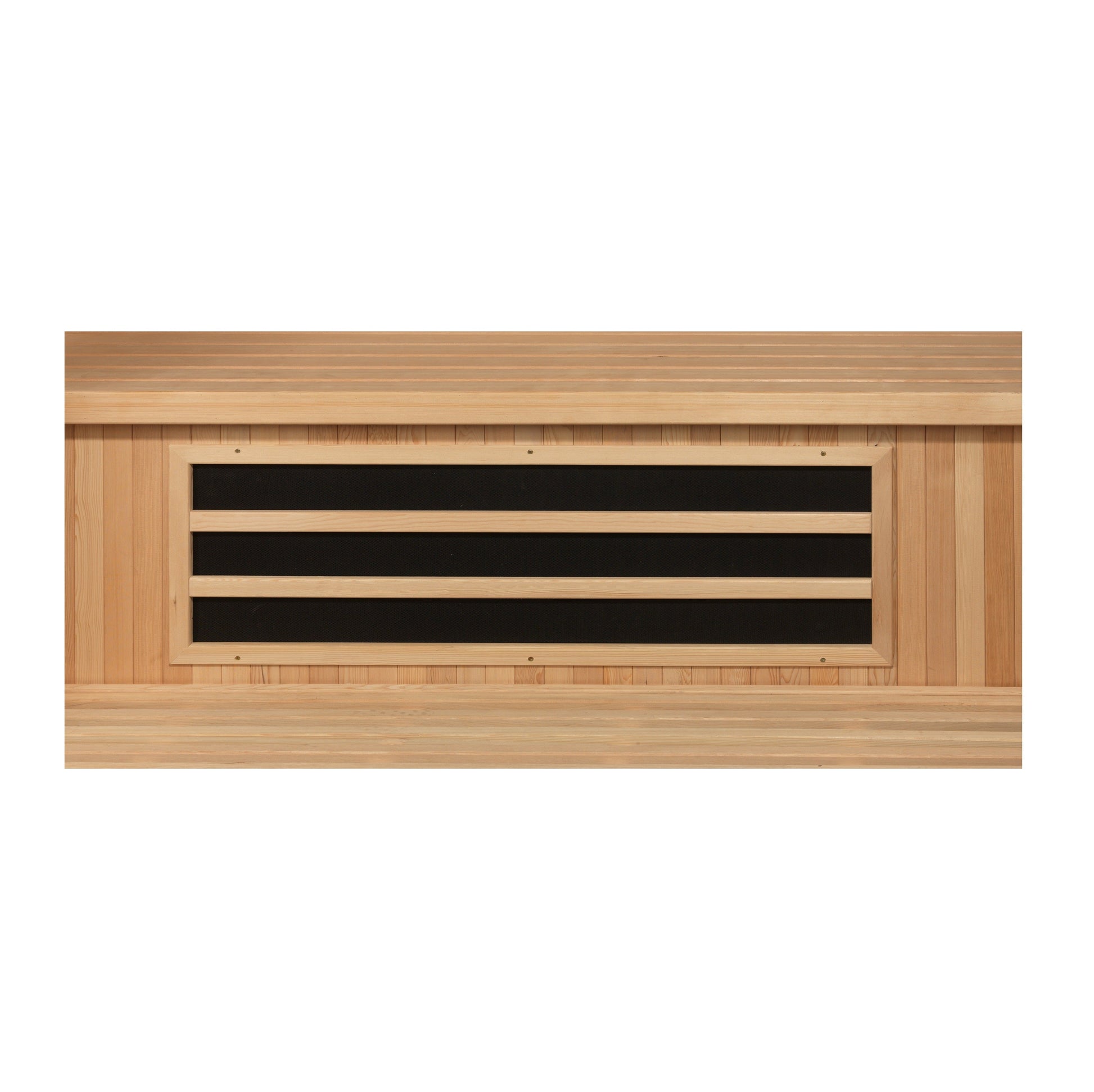 Below-bench infrared heater of the Dynamic Gracia 1-2-Person Full Spectrum Near Zero EMF FAR Infrared Sauna (DYN-6119-03 FS) – full spectrum infrared sauna