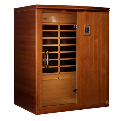 Exterior view 3 of the Dynamic Madrid Elite 3-Person Ultra Low EMF FAR Infrared Sauna (DYN-6310-04 Elite) – ultra low EMF infrared sauna