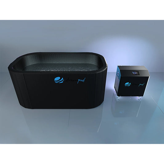 Dreampod Ice Bath FLEX with Chiller — Inflatable cold plunge system with chiller