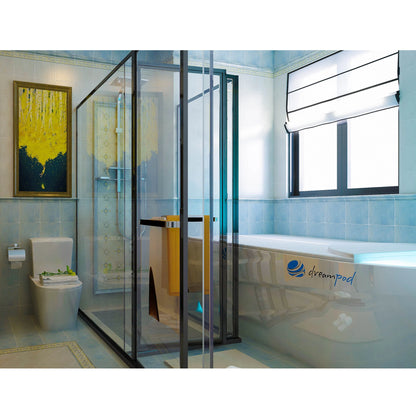 Dreampod Mineral Soaker — Open-top mineral bath pod product shot