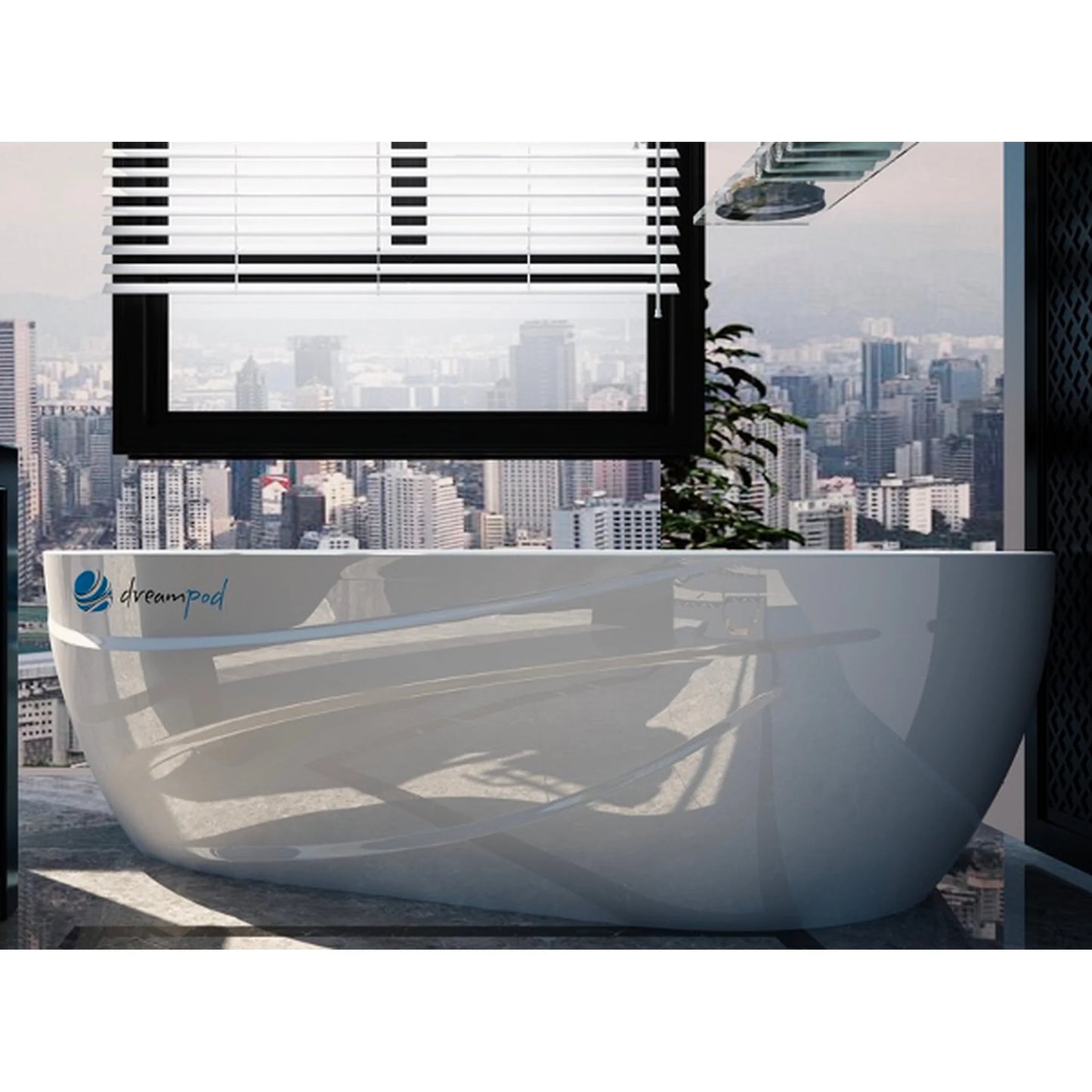 Dreampod Mineral Soaker — Open-top mineral bath pod