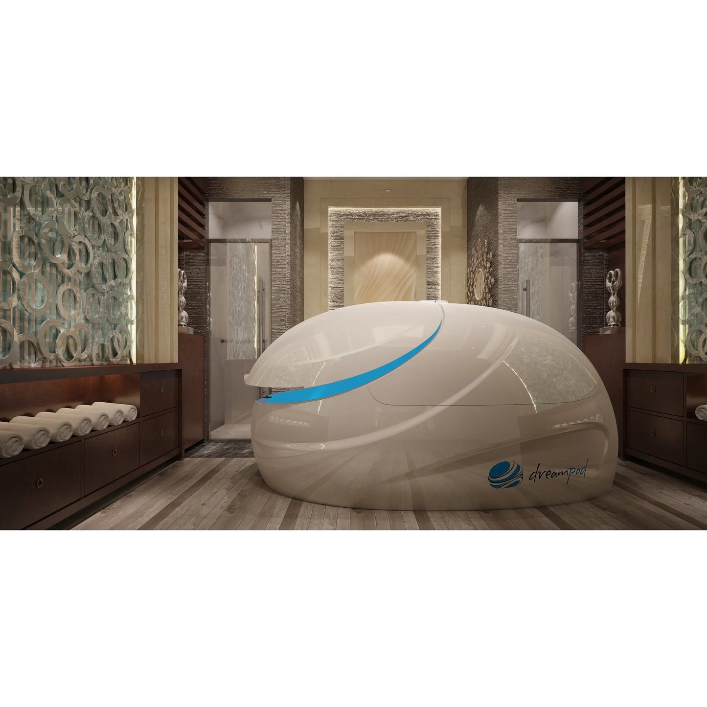 Dreampod V2 Float Pod — Lifestyle environment shot