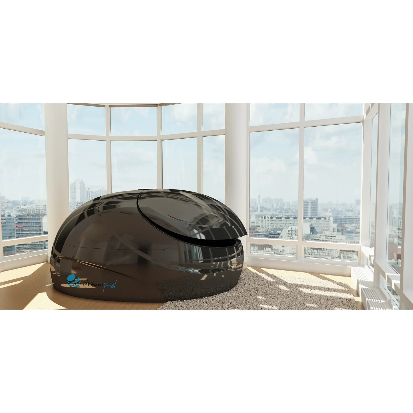 Dreampod V2 Float Pod — Stealth Black studio product shot