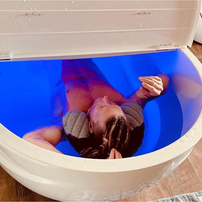 Dreampod Home Float FLEX — Float pod session lifestyle