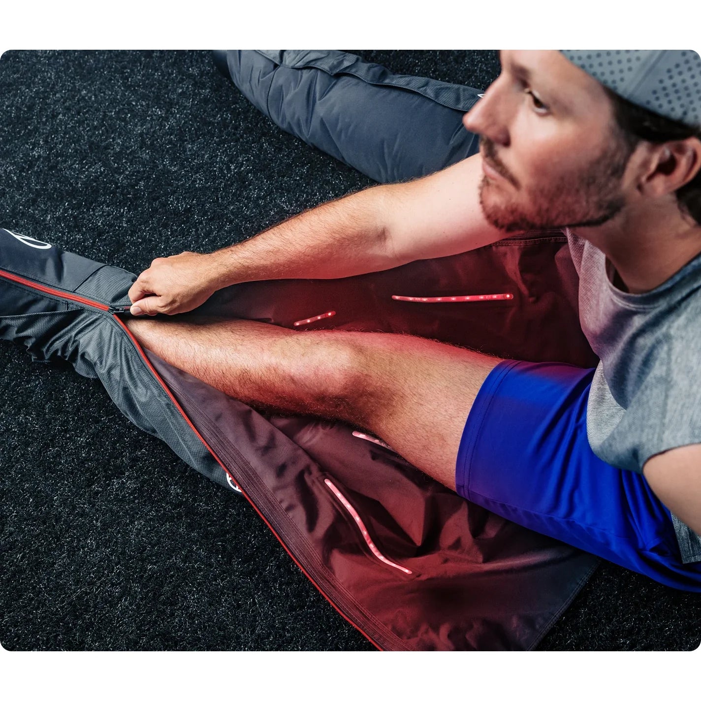 JetBoot Pro Plus — advanced compression + heat + vibration recovery boots by Therabody — product view 3