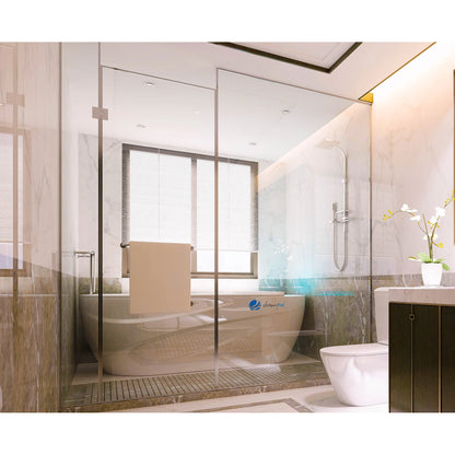 Dreampod Mineral Soaker — Open-top mineral soak pod lifestyle