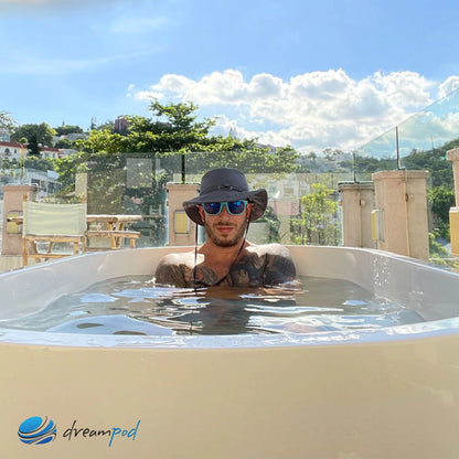 Dreampod Ice Bath with Chiller — Outdoors