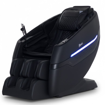 Floridian Brand Rebel 4D massage chair — white background, Obsidian Black