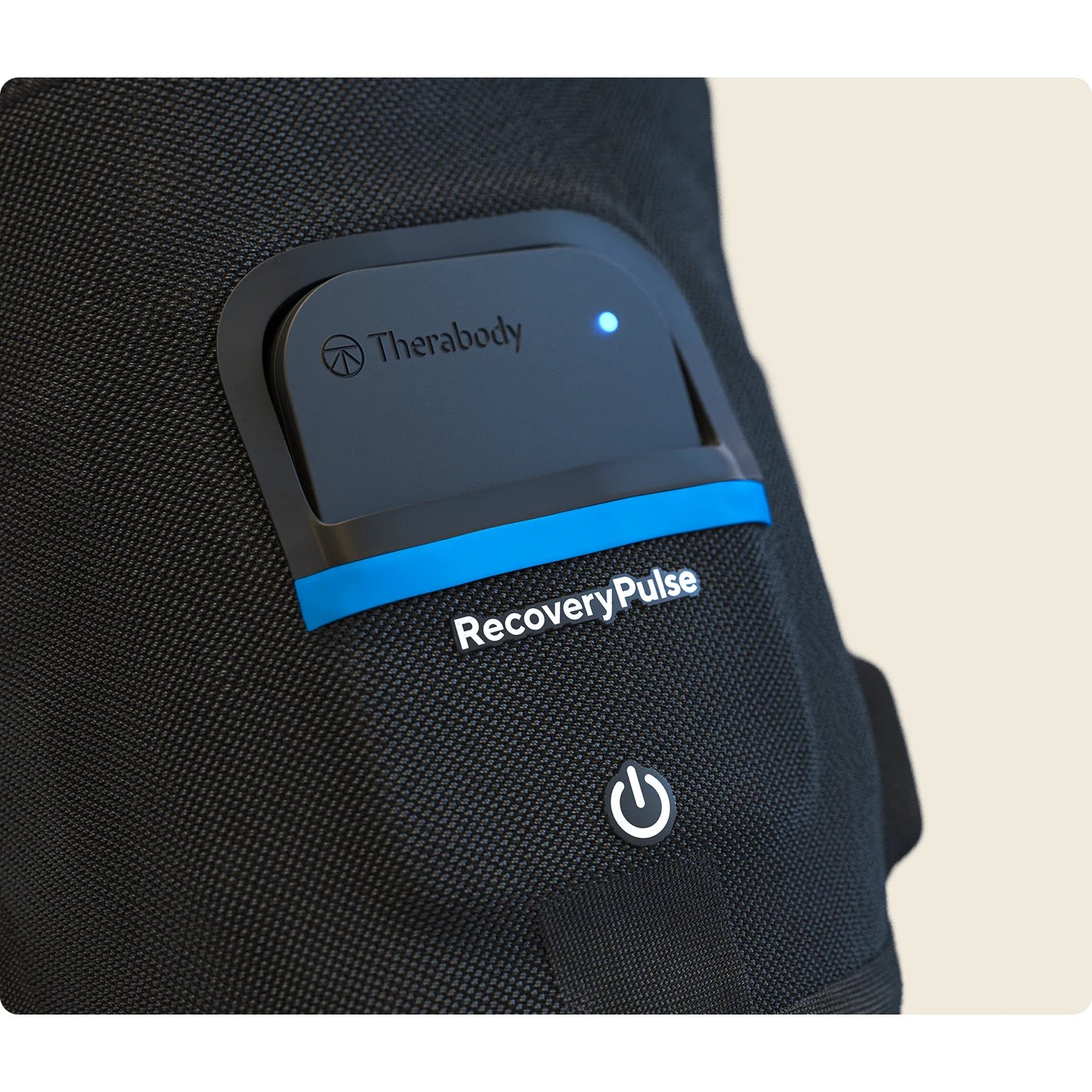 Therabody RecoveryPulse Arm — QX-Micro Motor vibration technology close-up