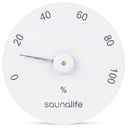SaunaLife designer sauna hygrometer, white