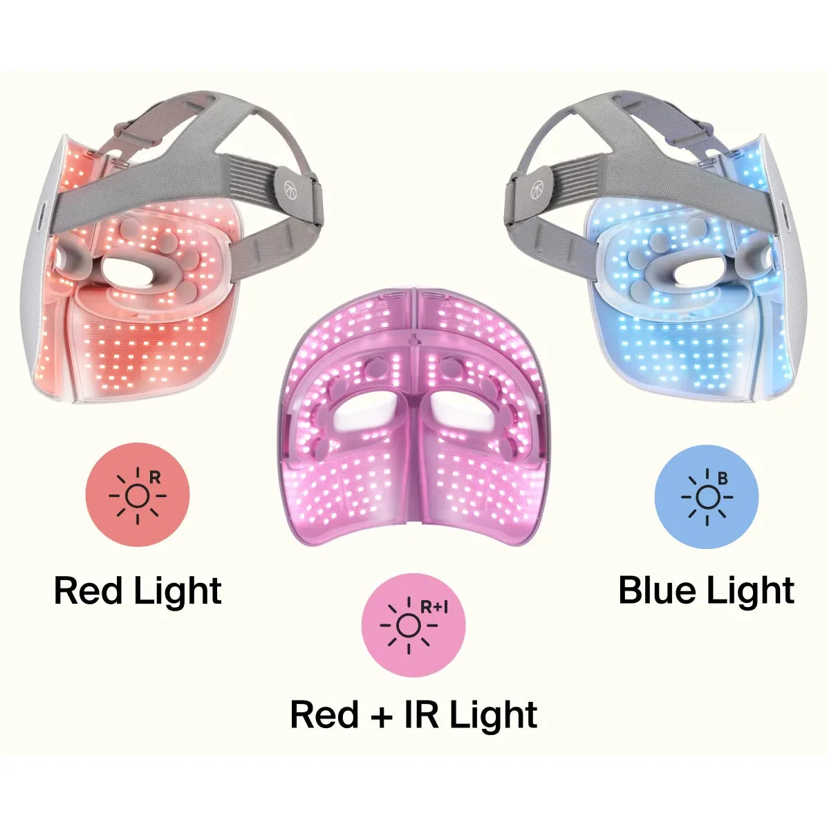 TheraFace Mask — premium full-face LED light therapy mask by Therabody — product view 4