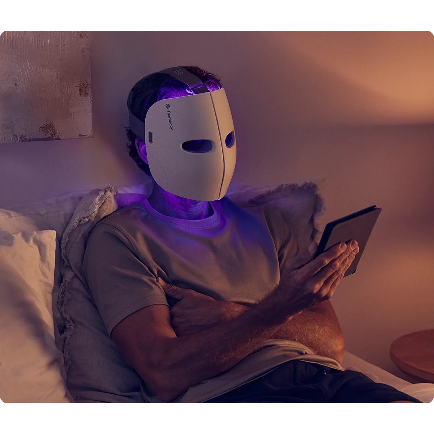 TheraFace Mask — premium full-face LED light therapy mask by Therabody — product view 6