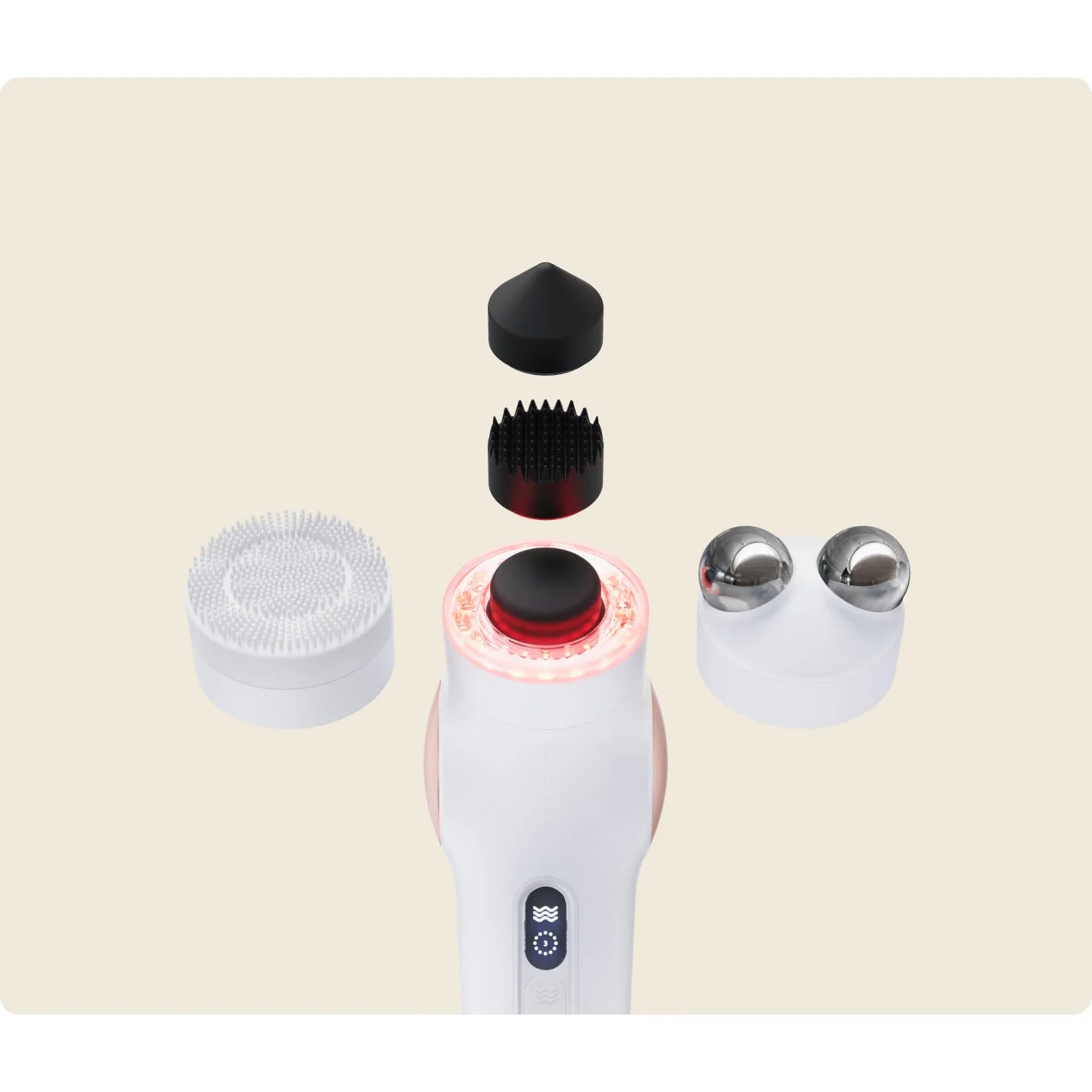 TheraFace Pro — microcurrent, LED & percussive facial therapy by Therabody — product view 2
