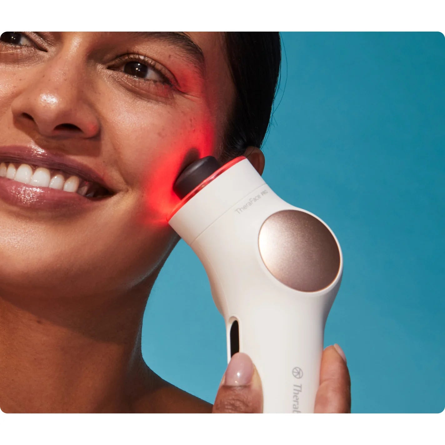 TheraFace Pro — microcurrent, LED & percussive facial therapy by Therabody — product view 3