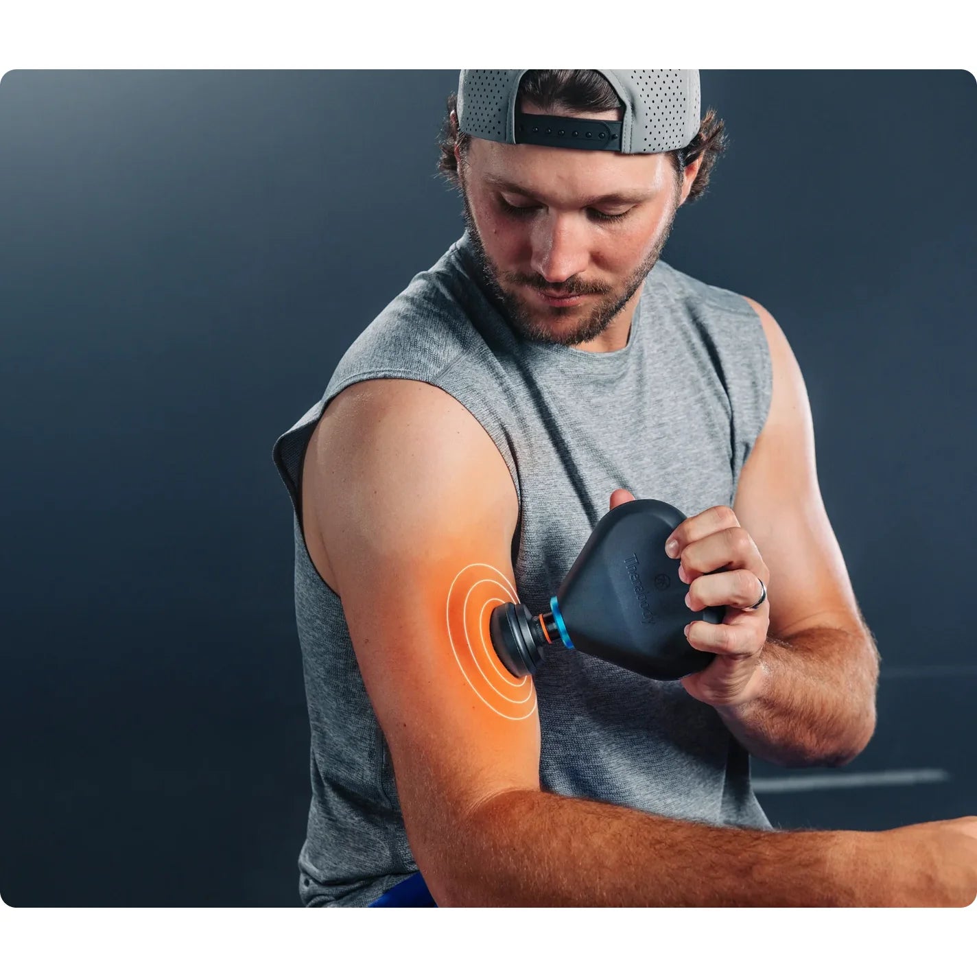 Theragun Mini Plus — portable percussive + heat therapy device by Therabody — product view 3