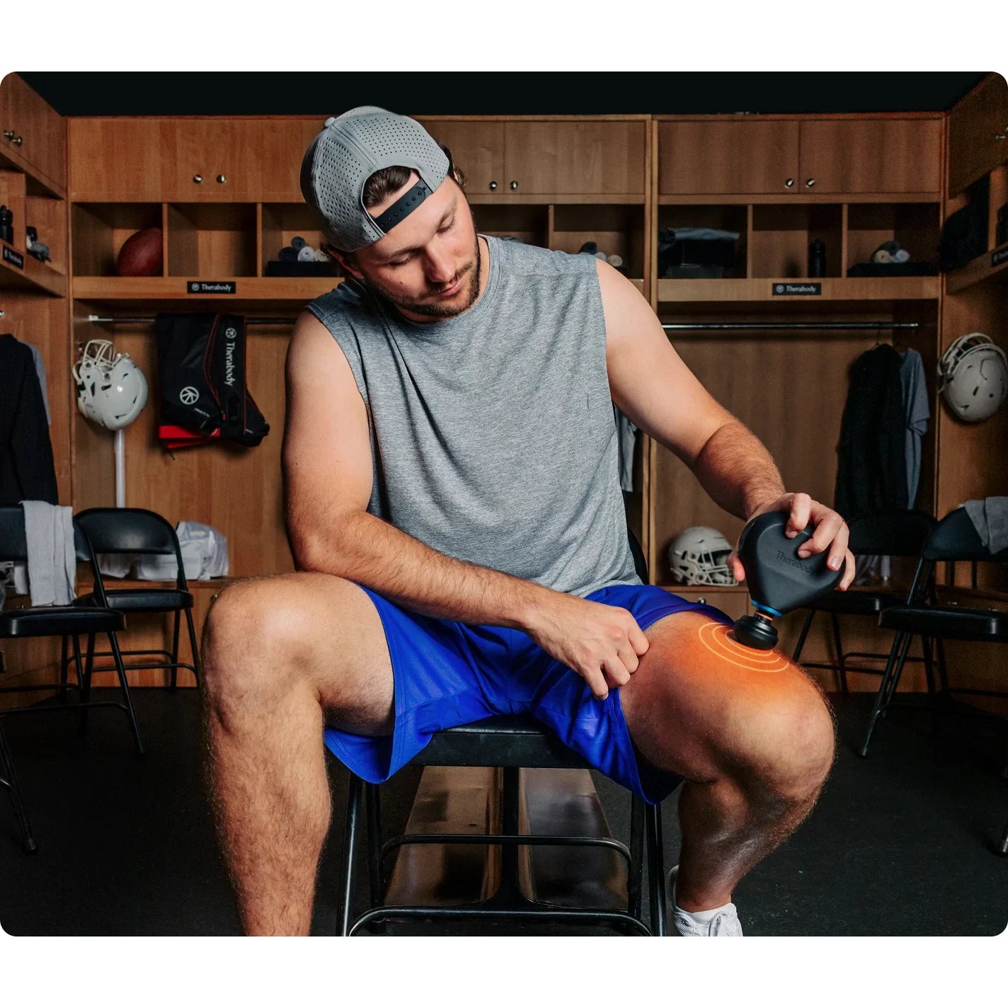 Theragun Mini Plus — portable percussive + heat therapy device by Therabody — product view 4
