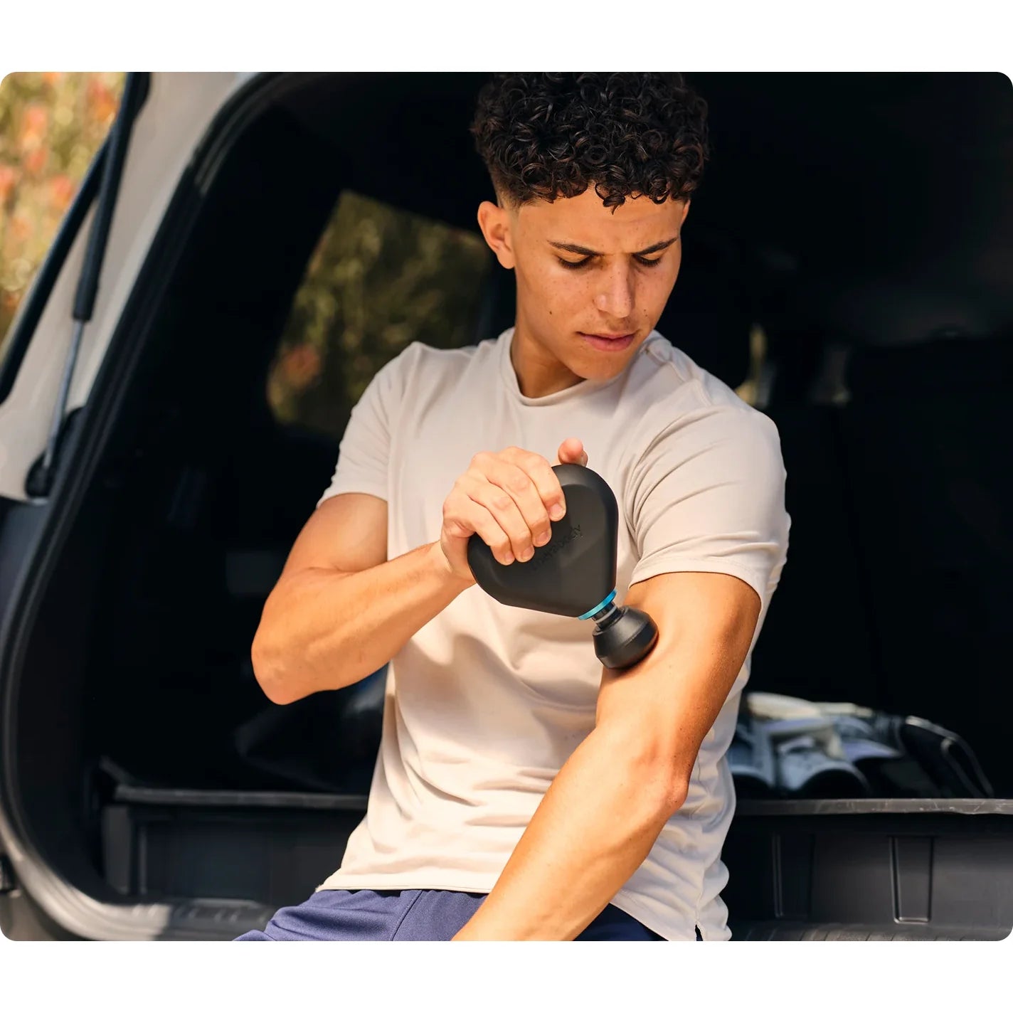 Theragun Mini Plus — portable percussive + heat therapy device by Therabody — product view 6