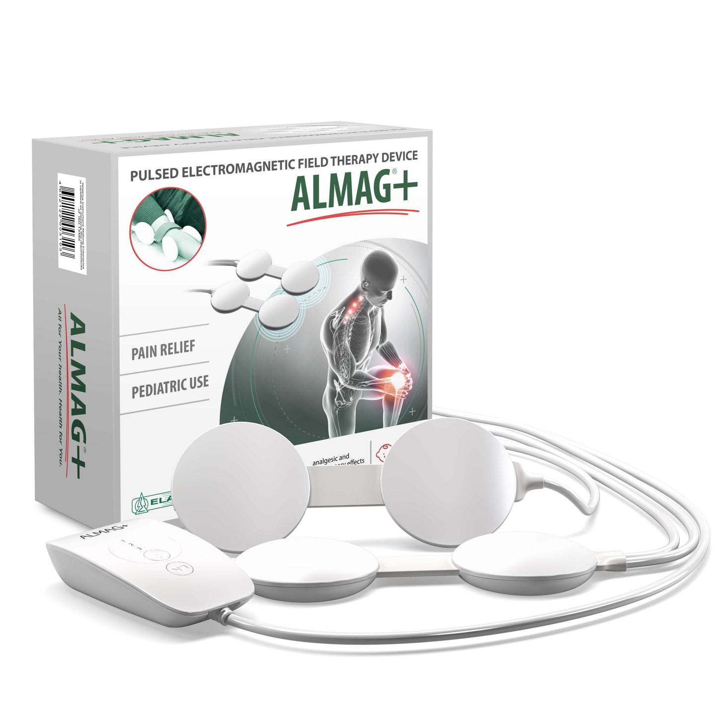 ALMAG+ magnetic stimulation device with 4-coil emitter system