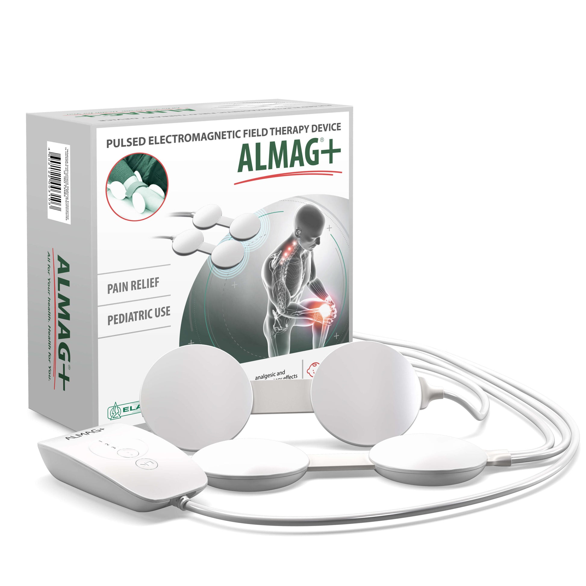 ALMAG+ magnetic stimulation device with 4-coil emitter system