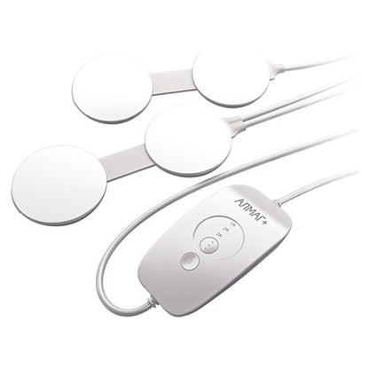ELAMED ALMAG+ control unit and four-coil emitter in two linked pairs, catalogue photo with the Cyrillic model label