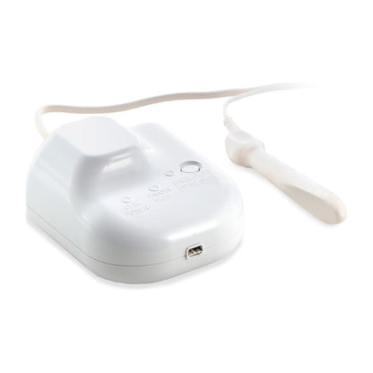 ELAMED MAVIT (ULP-01) power supply unit with its probe on the patient cable