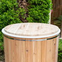 Cedar Cold Plunge Lid