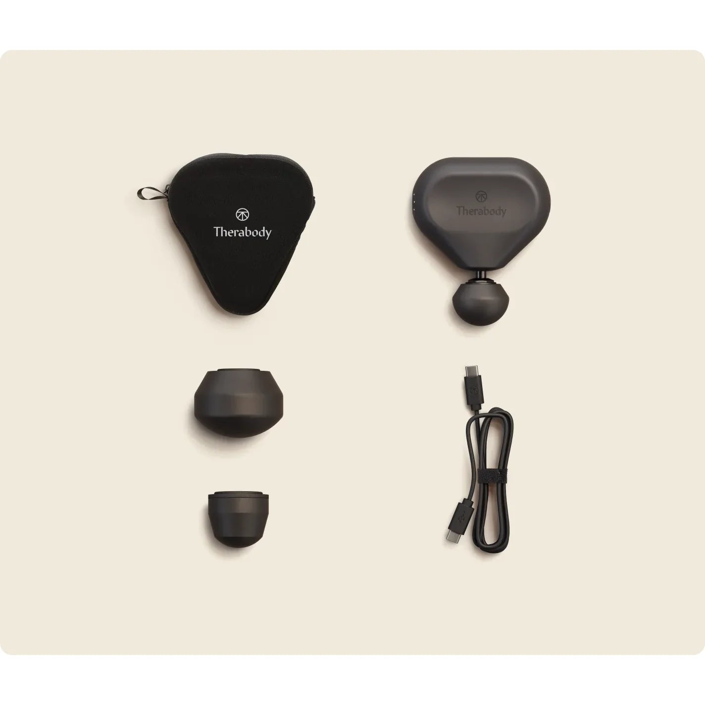 Theragun Mini 3.0 Black — ultra-compact percussive therapy device by Therabody — product view 6