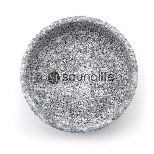 SaunaLife Coaster and Aroma Tray in Carved Soapstone, view 3