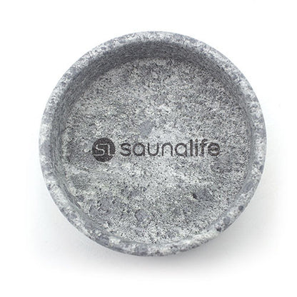 SaunaLife Coaster and Aroma Tray in Carved Soapstone, view 3