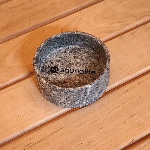 SaunaLife Coaster and Aroma Tray in Carved Soapstone, view 5