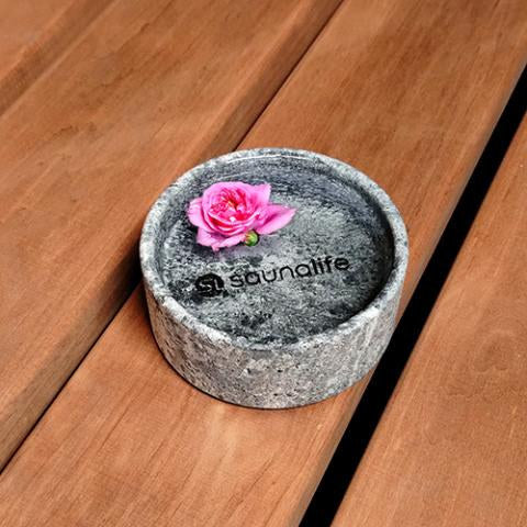 SaunaLife Coaster and Aroma Tray in Carved Soapstone, view 7