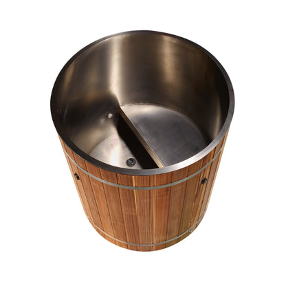 DCT Pacific Cedar Barrel cold plunge, viewed from above