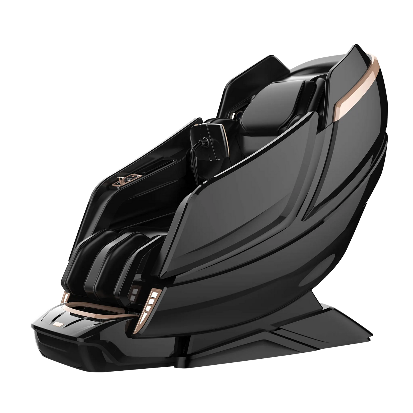 Kahuna DIOS-1288 8D AI Dual Core Massage Chair Zero Gravity SL-Track In Black Color transparent background