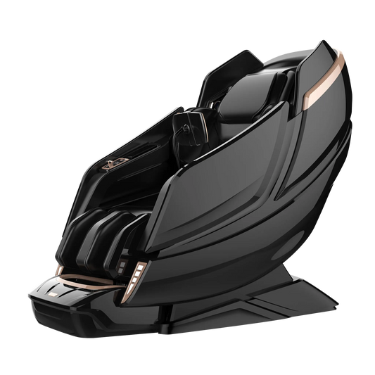 Kahuna DIOS-1288 8D AI Dual Core Massage Chair Zero Gravity SL-Track In Black Color transparent background